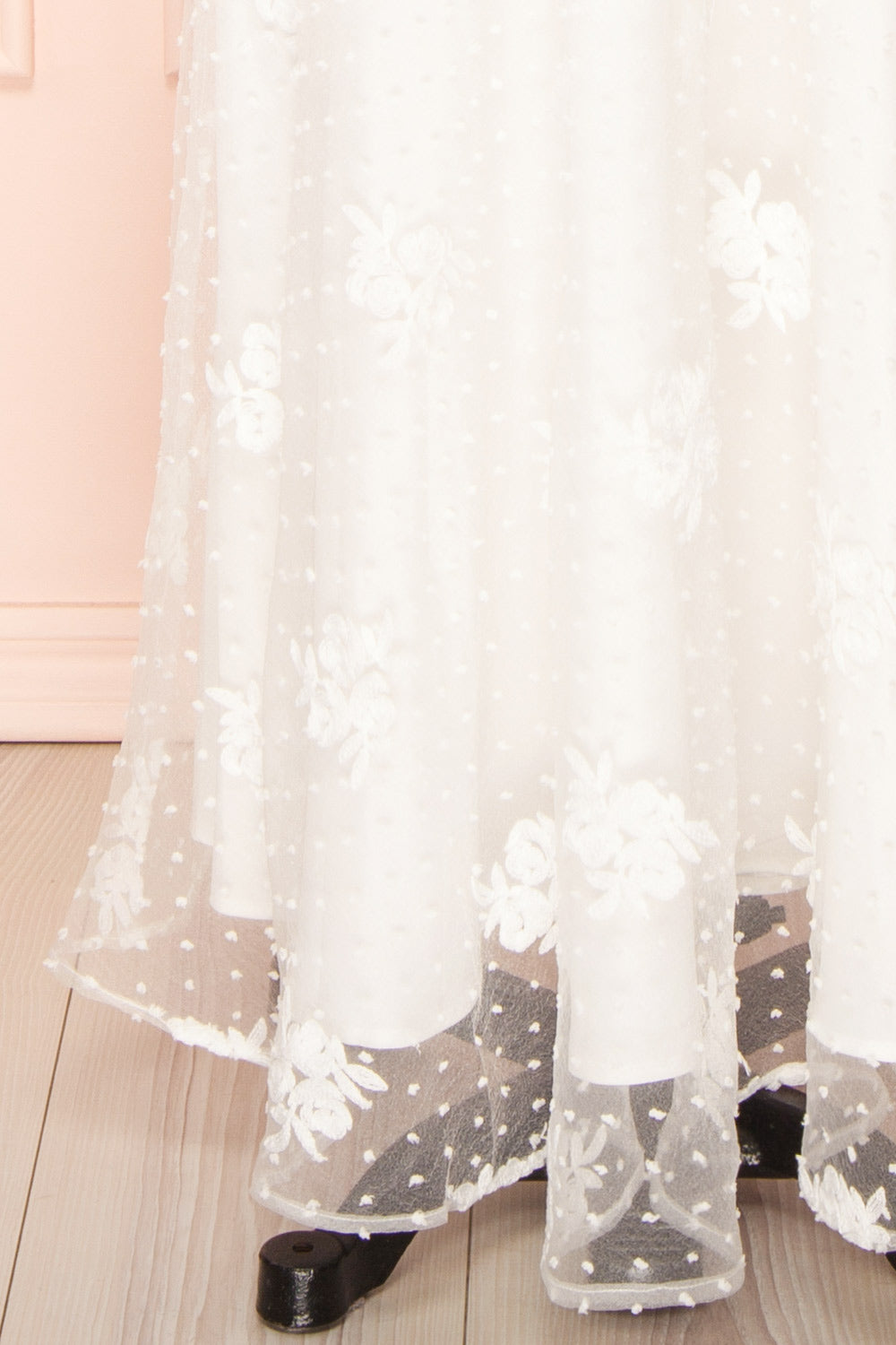 Arney White Floral Maxi Dress | Boutique 1861 bottom 
