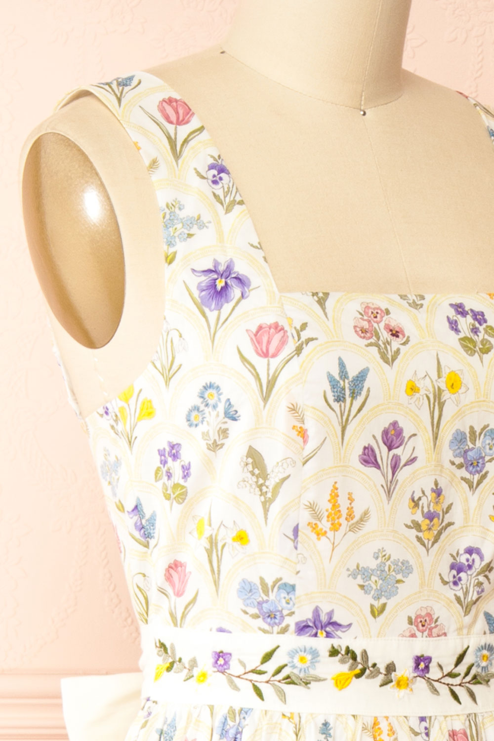 Arthemis Maxi Floral Dress with Belt | Boutique 1861 side