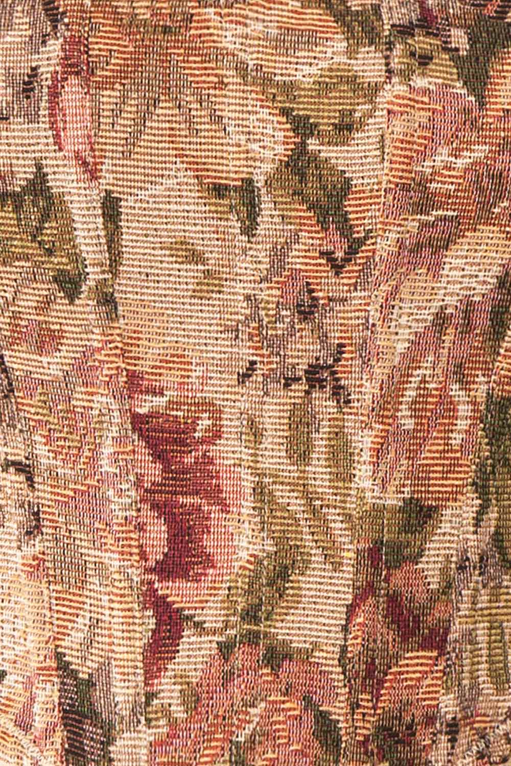 Aubriel Cropped Floral Corset Top | Boutique 1861 fabric