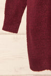 Audernade Short Burgundy Knit Dress | La petite garçonne  bottom