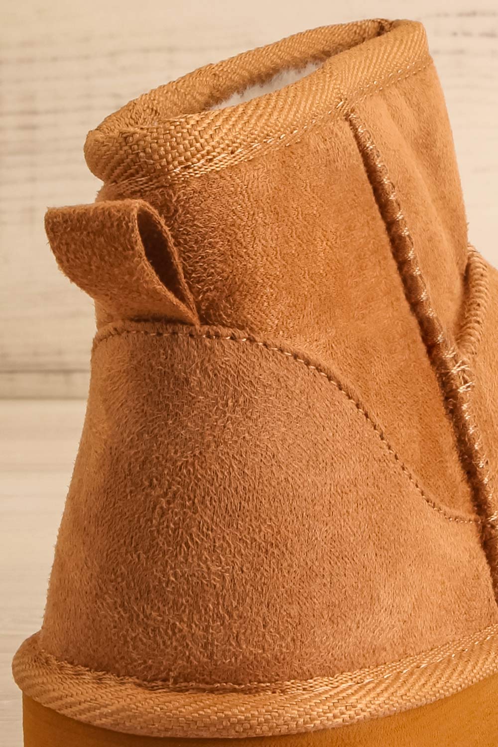 Aupaluk Beige Platform Ankle Boots | La petite garçonne top 