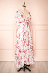 Aveline Floral Maxi Dress w/ Ruffles | Boutique 1861 side view