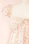 Ayao Floral Babydoll Romper | Boutique 1861 front close-up