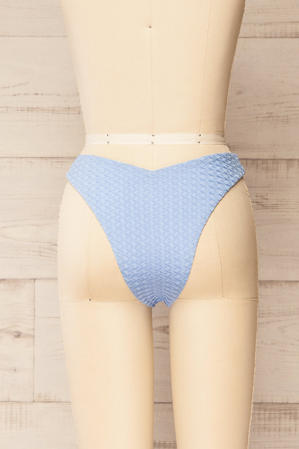 Bachoe Light Blue Bikini Bottom | La petite garçonne back view