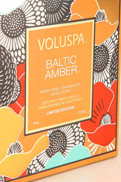 Baltic Amber Classic Candle | Maison garçonne special box close-up