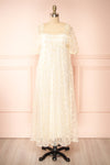 Bambina Maxi Babydoll Dress w/ Embroidered Tulle | Boutique 1861 front view