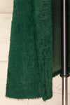 Bartin Green Open-Front Faux Fur Coat | La petite garçonne bottom