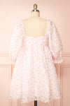 Basia Short Floral Open Babydoll Dress | Boutique 1861 back view