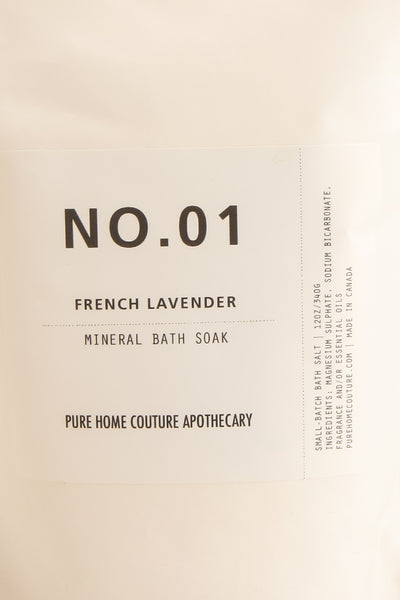 Salt Soak French Lavender | Maison garçonne close-up