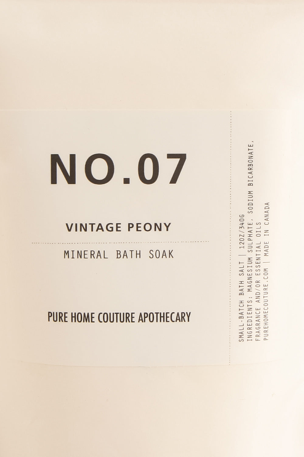  Salt Soak Vintage Peony | Maison garçonne close-up