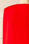 Baumeles Red Cape Blazer Dress | La petite garçonne back close-up