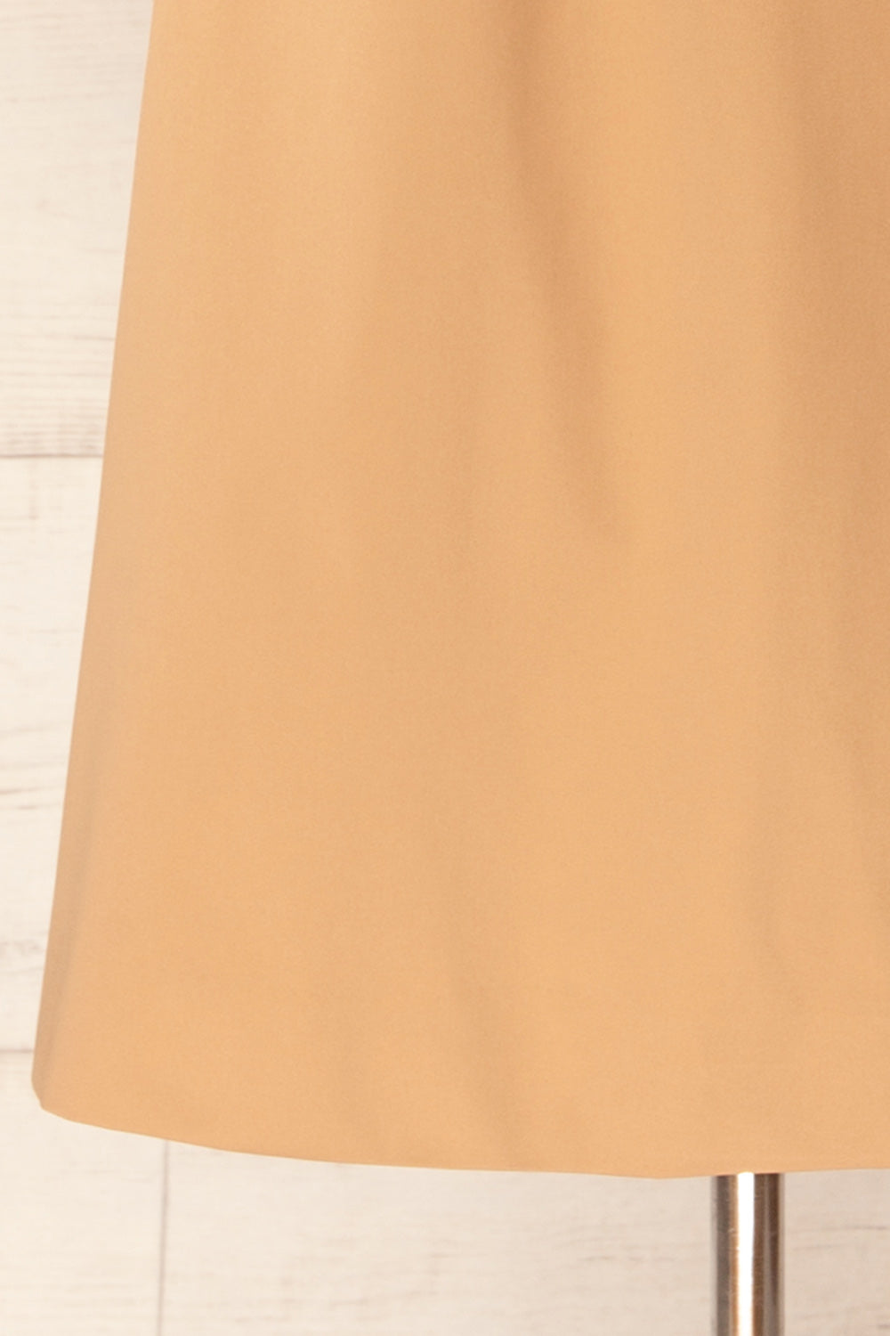 Beckie Long Beige Coat with Belt | La petite garçonne bottom