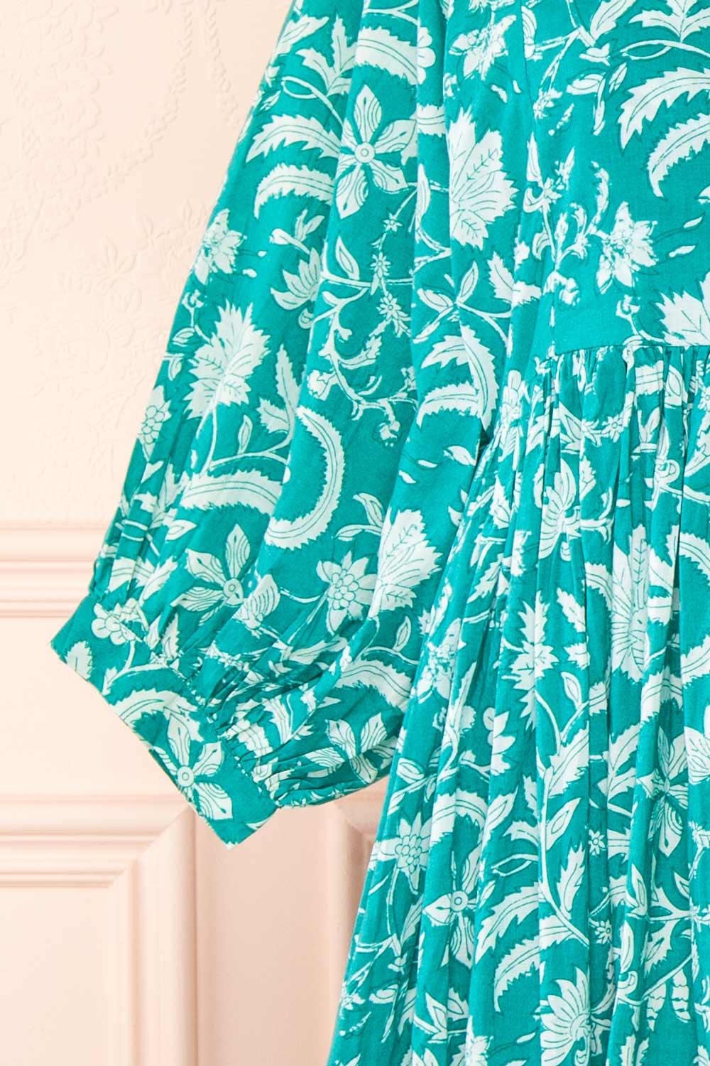 Bellami Loose Midi Floral Dress | Boutique 1861 sleeve 