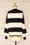 Belmopan Oversized Striped Knit Sweater | La petite garçonne back view