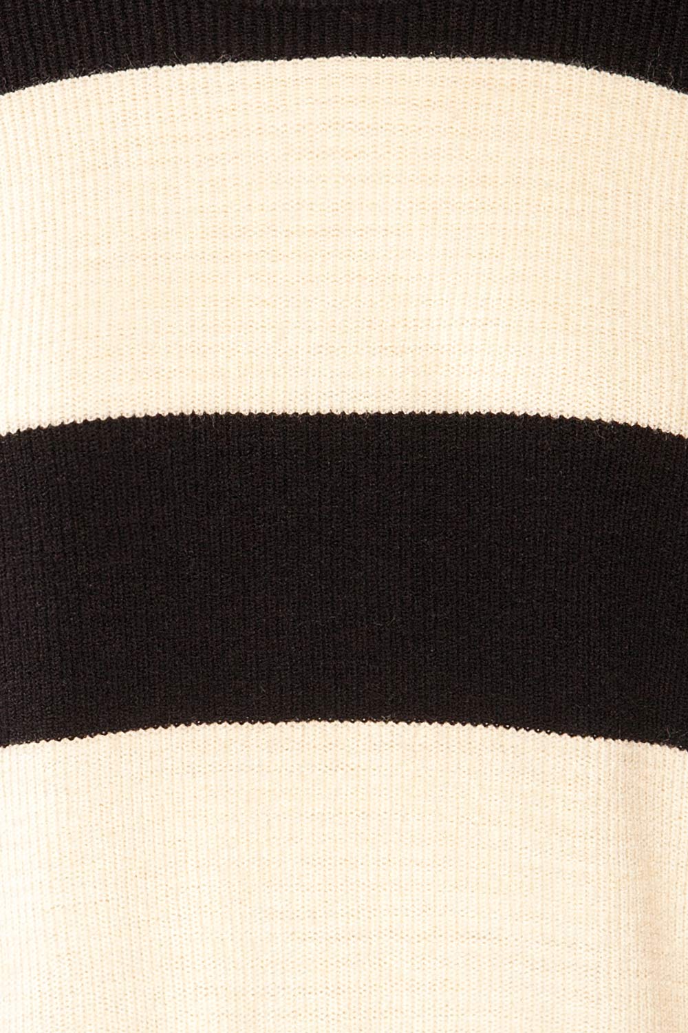 Belmopan Oversized Striped Knit Sweater | La petite garçonne fabric