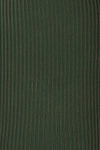 Bergame Green Knitted Wrap Dress | La petite garçonne fabric