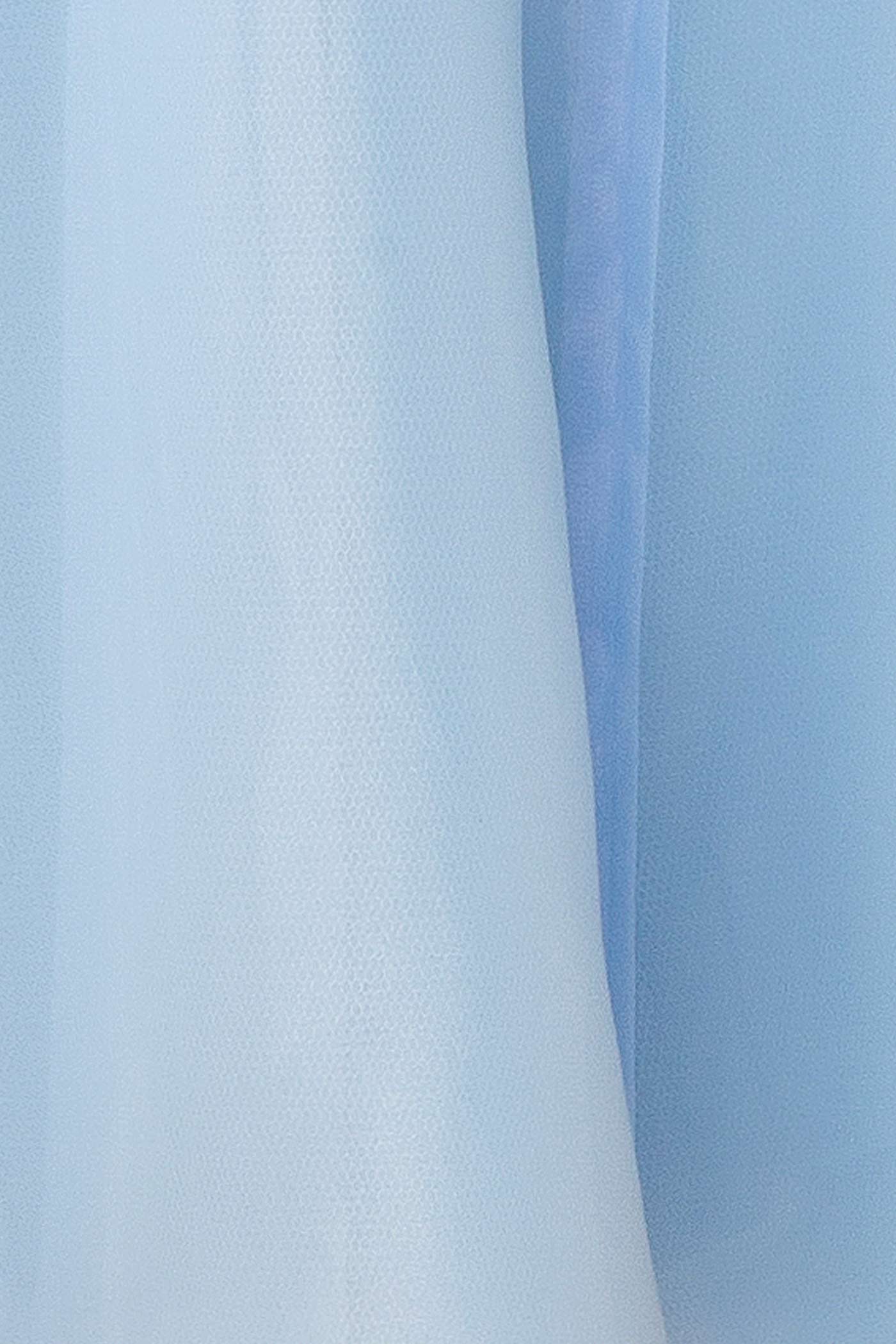 Berthia Light Blue Corset Organza Midi Dress | Boutique 1861 fabric 