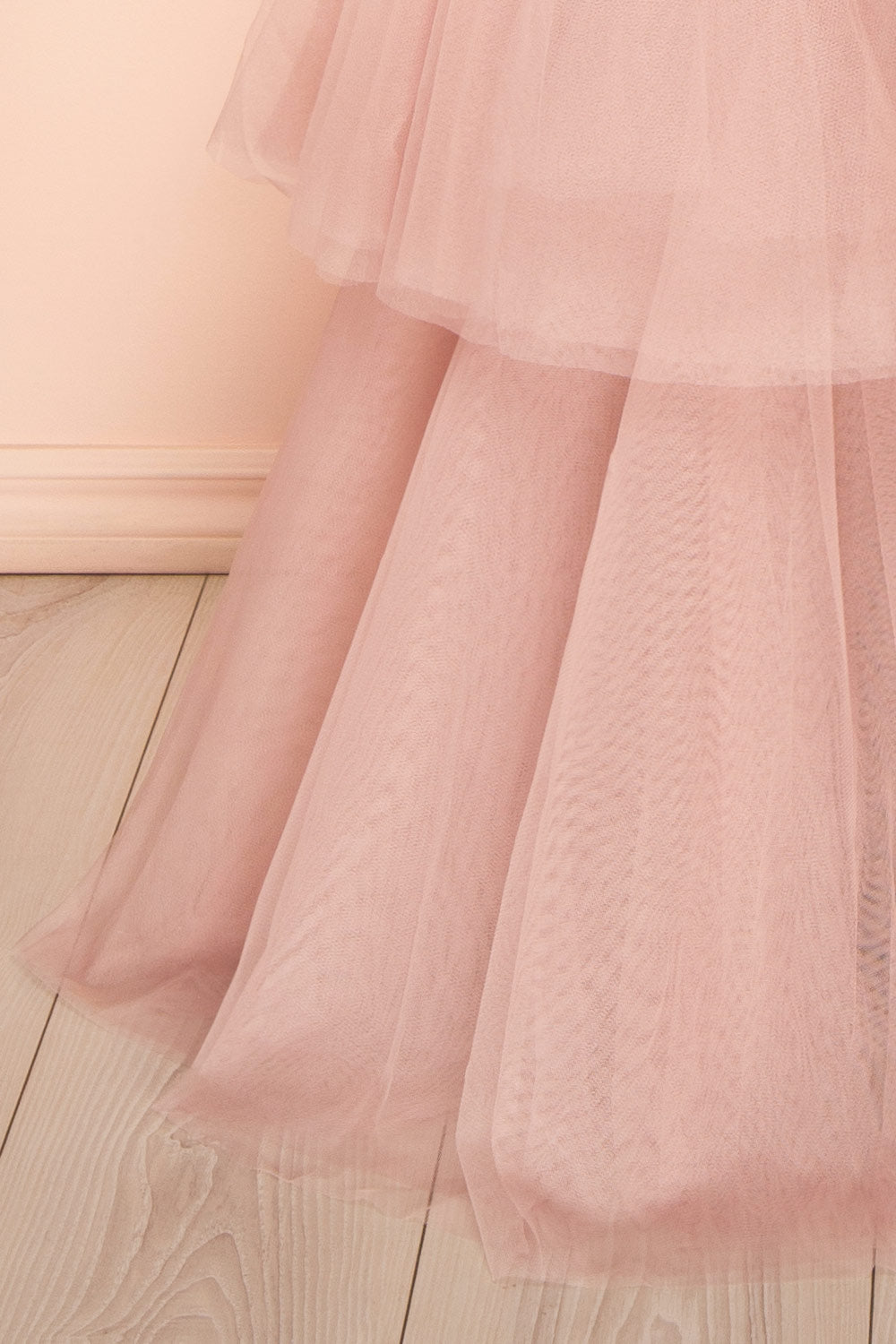 Bettany Pink Tiered Tulle Skirt | Boutique 1861