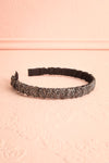 Beverly Silver Crystal Headband | Boutique 1861 flat view