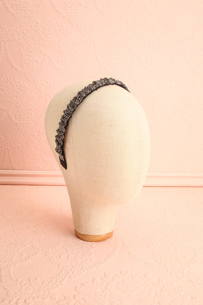 Beverly Silver Crystal Headband | Boutique 1861