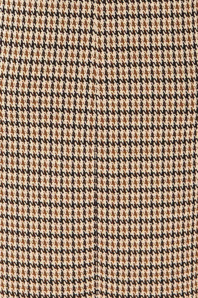 Bezaha Short Houndstooth Dress w/ 3/4 Sleeves | La petite garçonne fabric