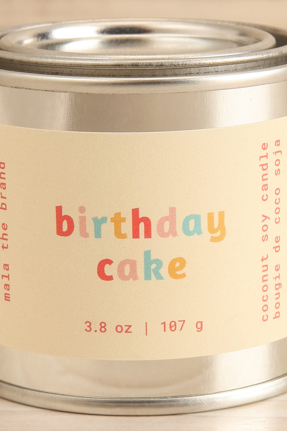 Happy Birthday Candle Gift Set | Maison garçonne birthday cake close-up