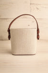 Biscotte Bucket Bag w/ Top Handle & Removable Strap front view