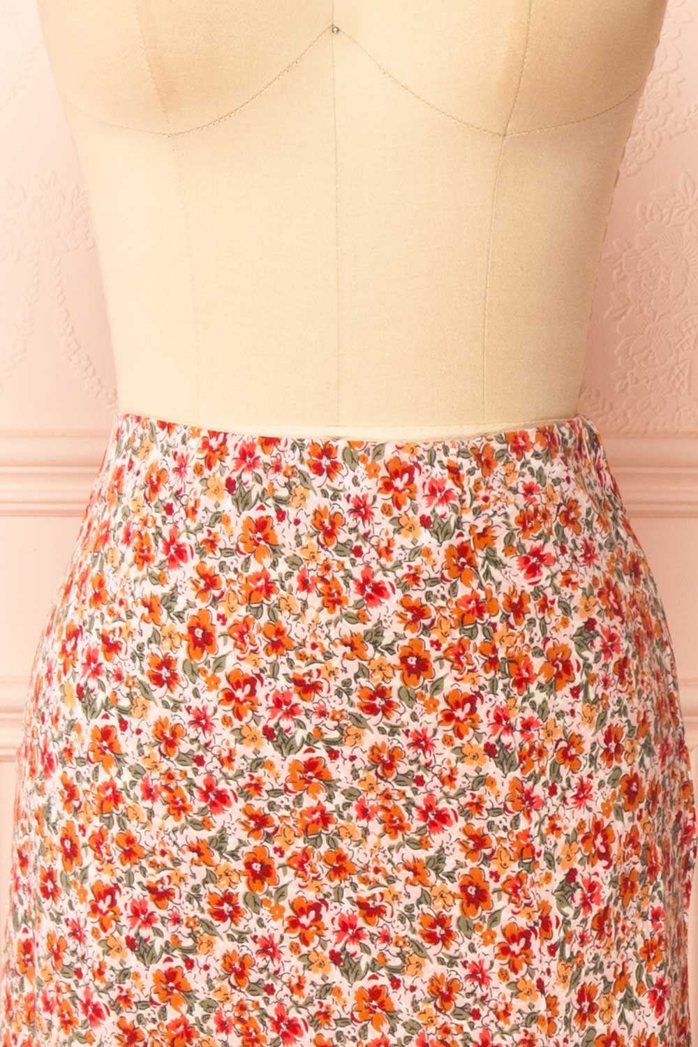 Bithia Colourful Long Floral Skirt | La petite garçonne  front