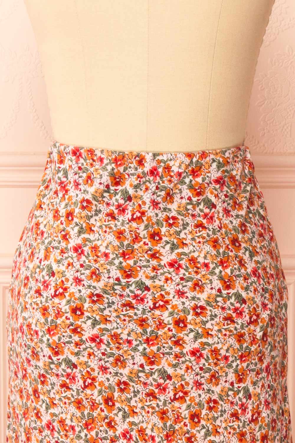 Bithia Colourful Long Floral Skirt | La petite garçonne  back