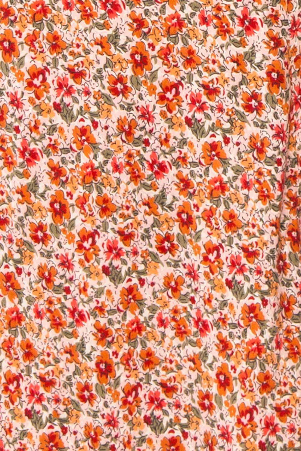 Bithia Colourful Long Floral Skirt | La petite garçonne  fabric 