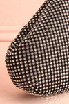 Bocal Black Crystal Wristlet Bag | Boutique 1861 side close-up