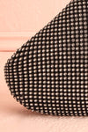Bocal Black Crystal Wristlet Bag | Boutique 1861 front close-up