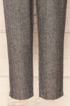 Bologne Black High-Waisted Straight Leg Chevron Pants | La petite garçonne bottom