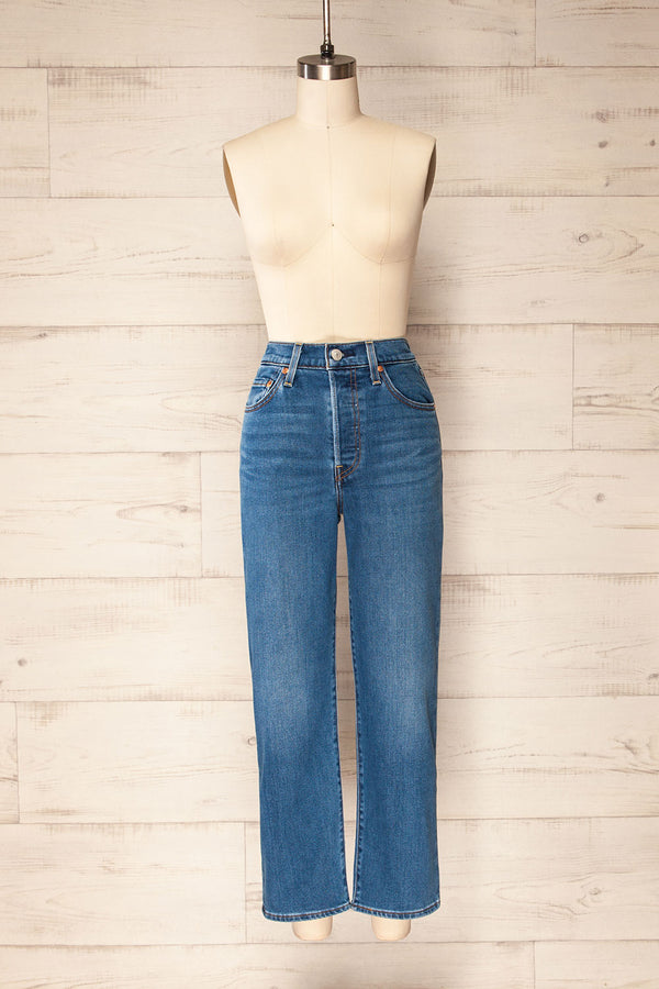 Bondy | High Rise Straight Leg Jeans