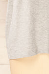 Bossugan Grey Round Neck T-Shirt | La petite garçonne bottom
