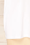 Bossugan White Round Neck T-Shirt | La petite garçonne  bottom