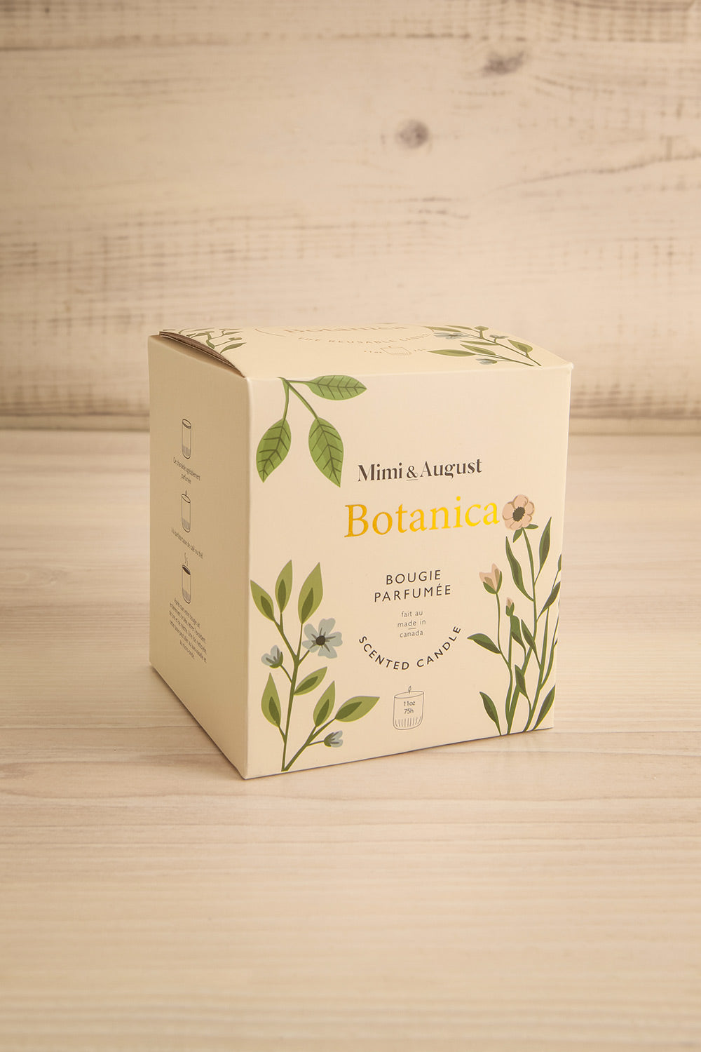 Botanica Reusable Candle - 3 Options | Maison garçonne 11 oz box