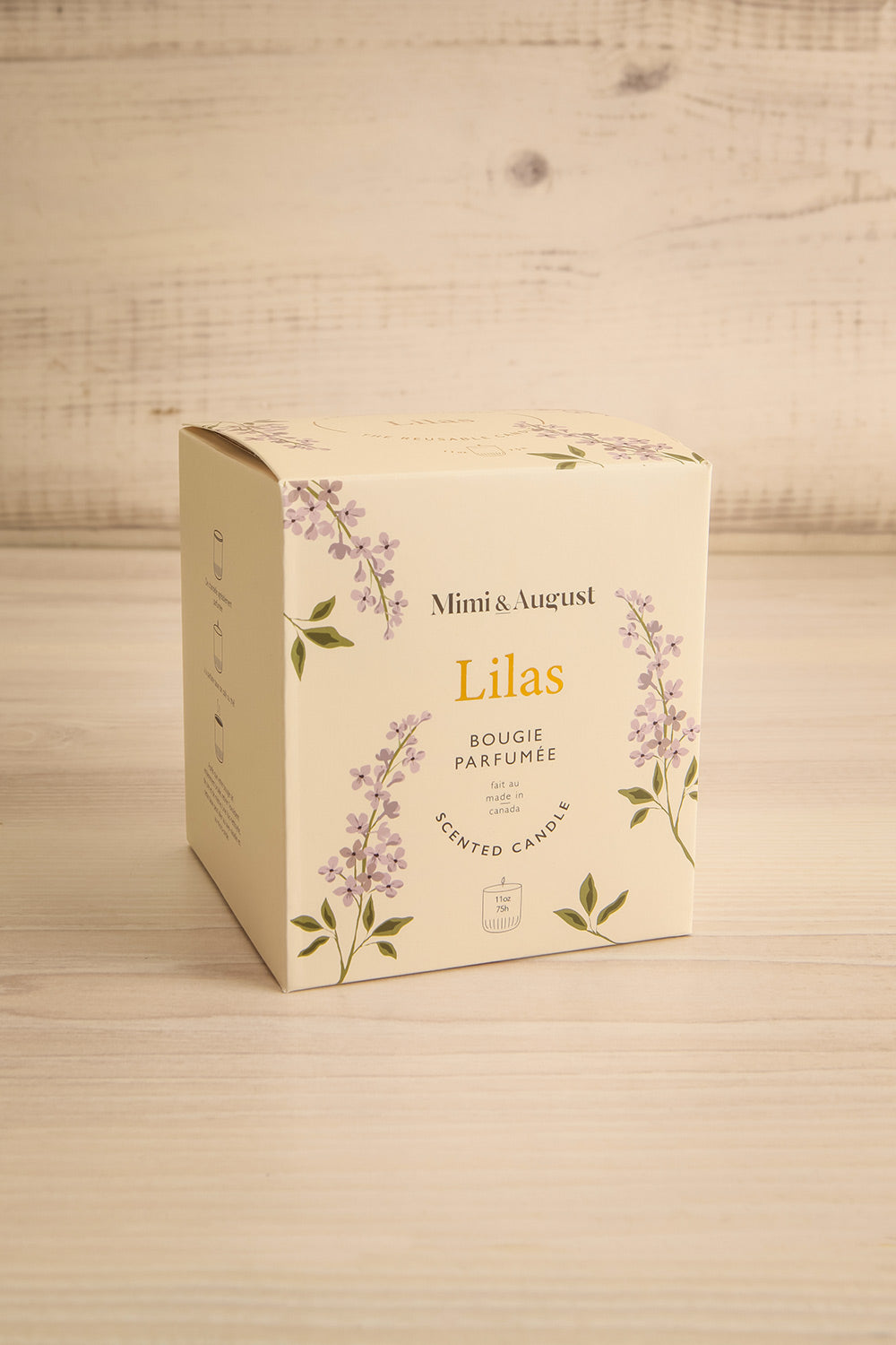 Lilac Reusable Candle - 3 Options | Maison garçonne box 5oz