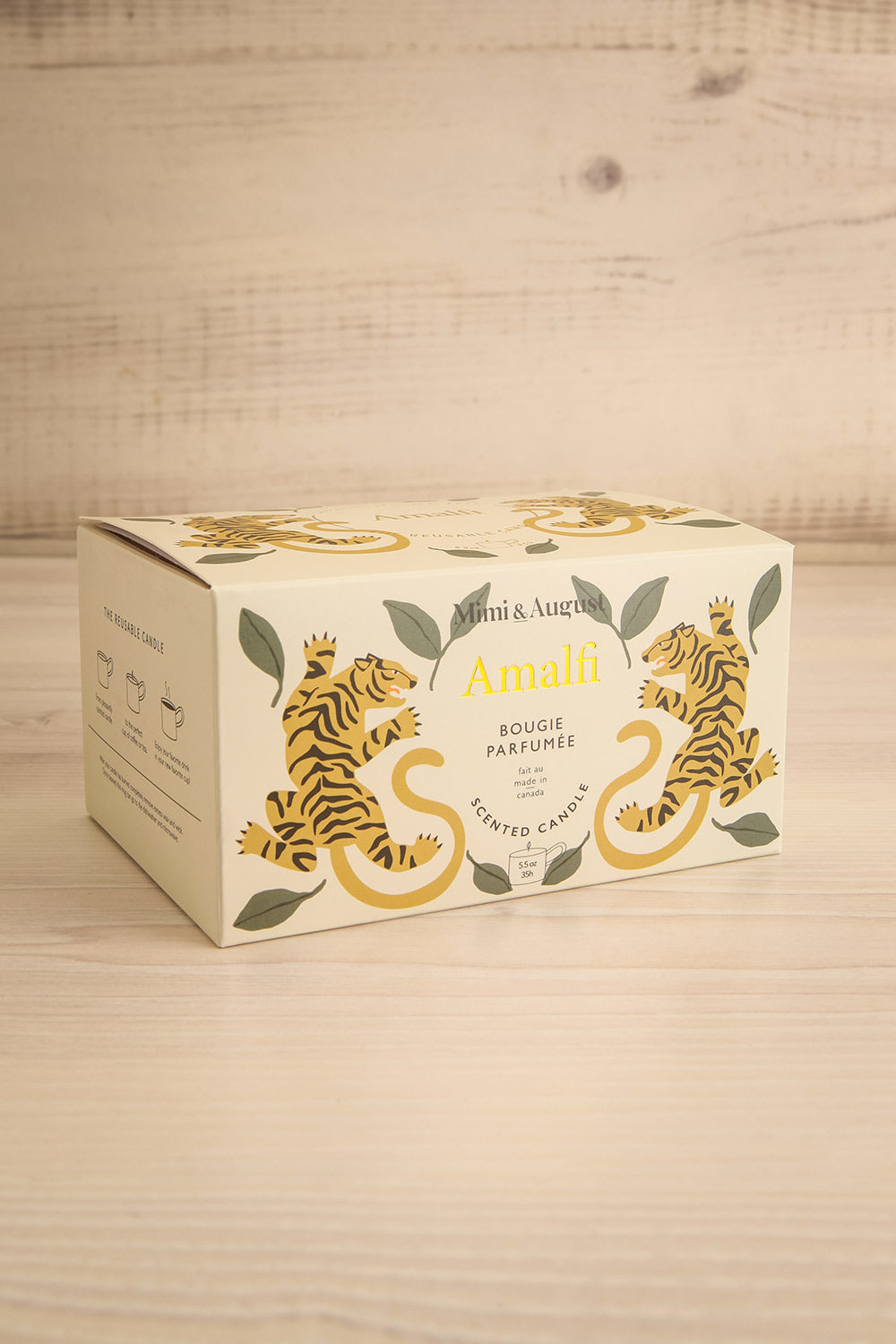 Amalfi Reusable Candle - 3 Options | Maison garçonne 5 oz box