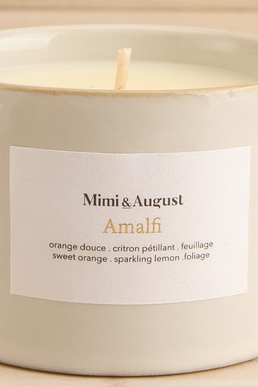 Amalfi Reusable Candle - 3 Options | Maison garçonne close-up