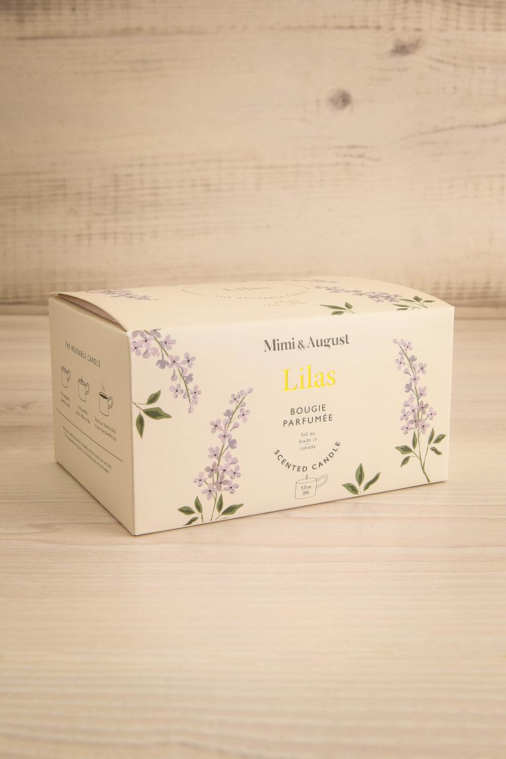 Lilac Reusable Candle - 3 Options | Maison garçonne box 5oz