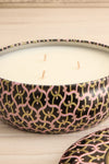 Pink Citron Grapefruit Tin Bowl Candle by Voluspa | Maison garçonne open close-up