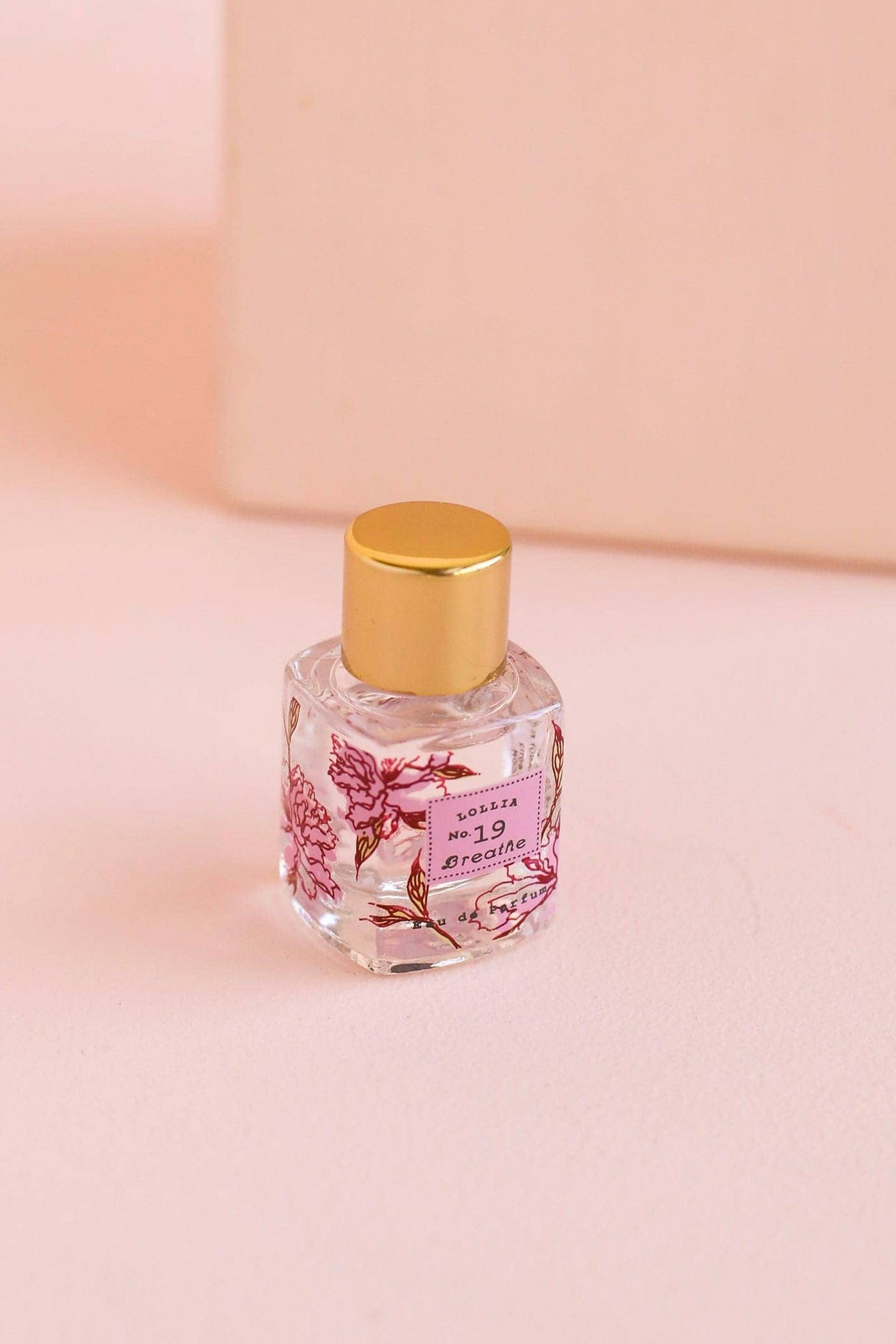 Breathe Mini Perfume | Maison Garçonne on pink backdrop