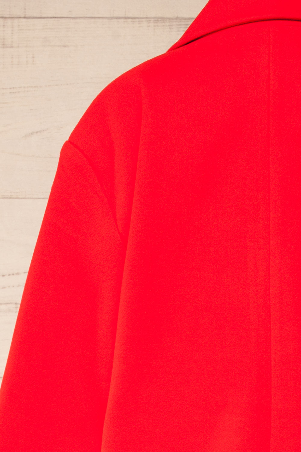 Broadway Red Oversized Trench Coat | La petite garçonne back