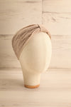 Bromley Beige Knit Headband | La petite garçonne