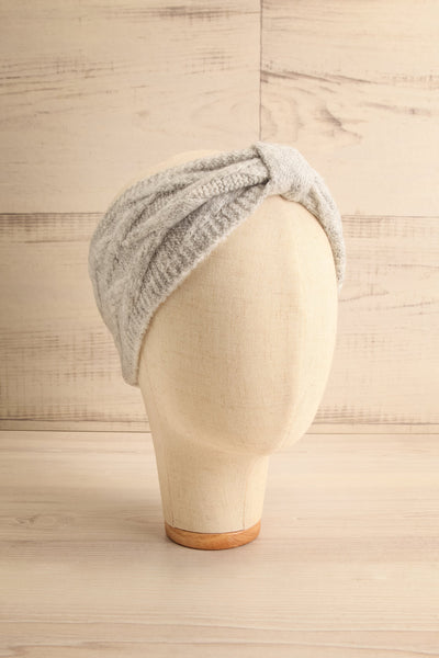 Bromley Grey Knit Headband | La petite garçonne