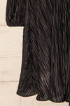 Bromsgrove Short Black Pleated Dress w/ Long Sleeves | La petite garçonne bottom