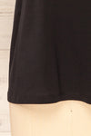 Brossard Black Round Neck T-Shirt | La petite garçonne bottom