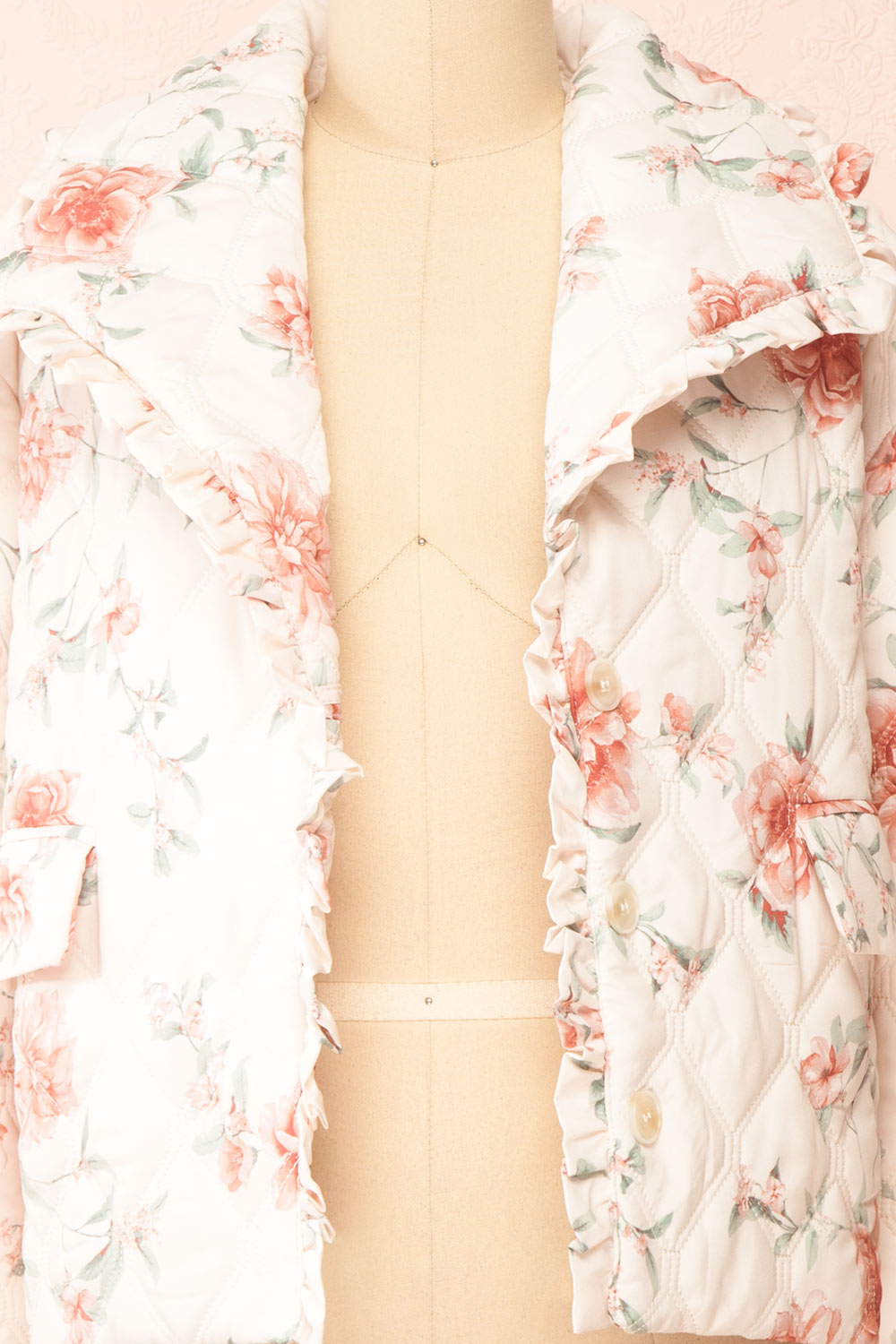 Broubie Button-up Floral Quilted Jacket | Boutique 1861 open