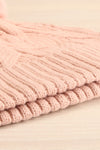 Budapest Pink Knit Tuque | La petite garçonne flat close-up